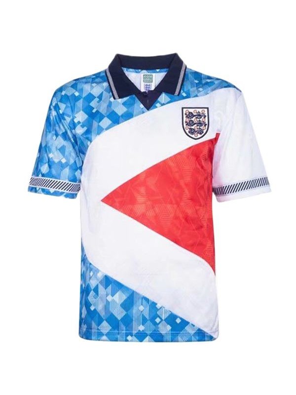 England maillot rétro domicile premier maillot de football sportswear pour homme match de football vintage 1990